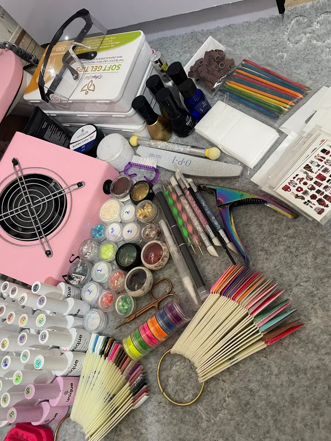 وسایل کاشت ناخن سوهان حرفه ای|آرایشی، بهداشتی، درمانی|فولادشهر, سایت صنعتی کاوه|دیوار