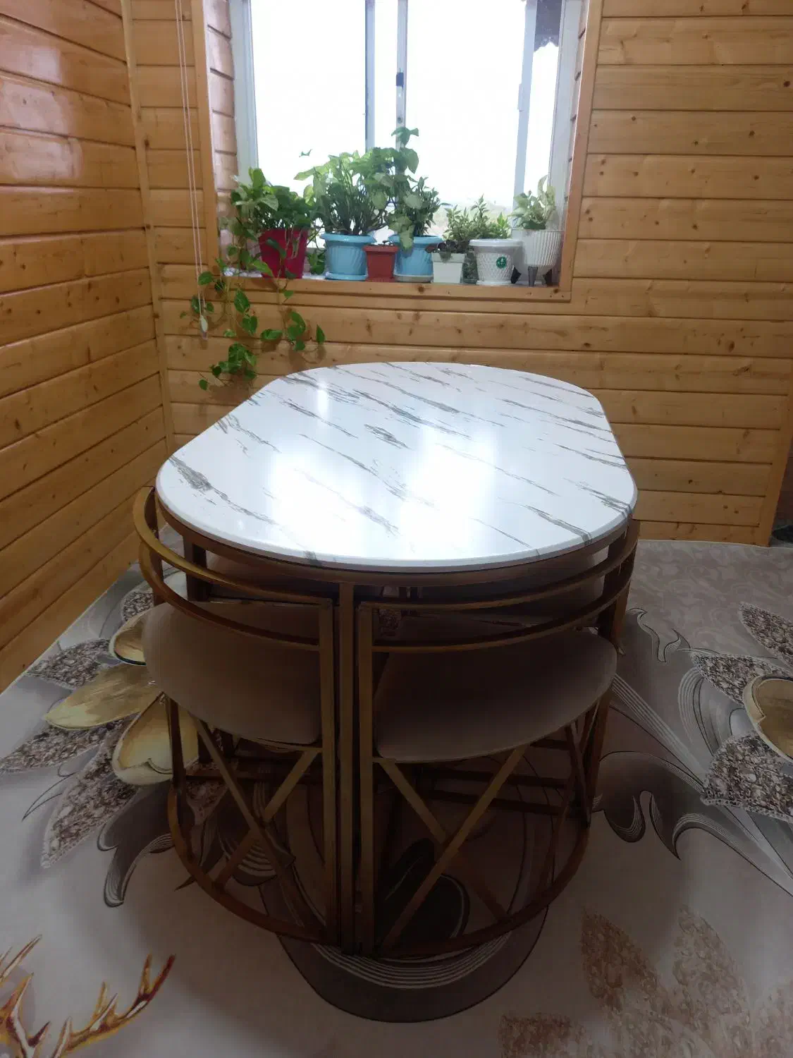 میز ناهار خوری ۶ نفره|میز و صندلی غذاخوری|رودسر, |دیوار