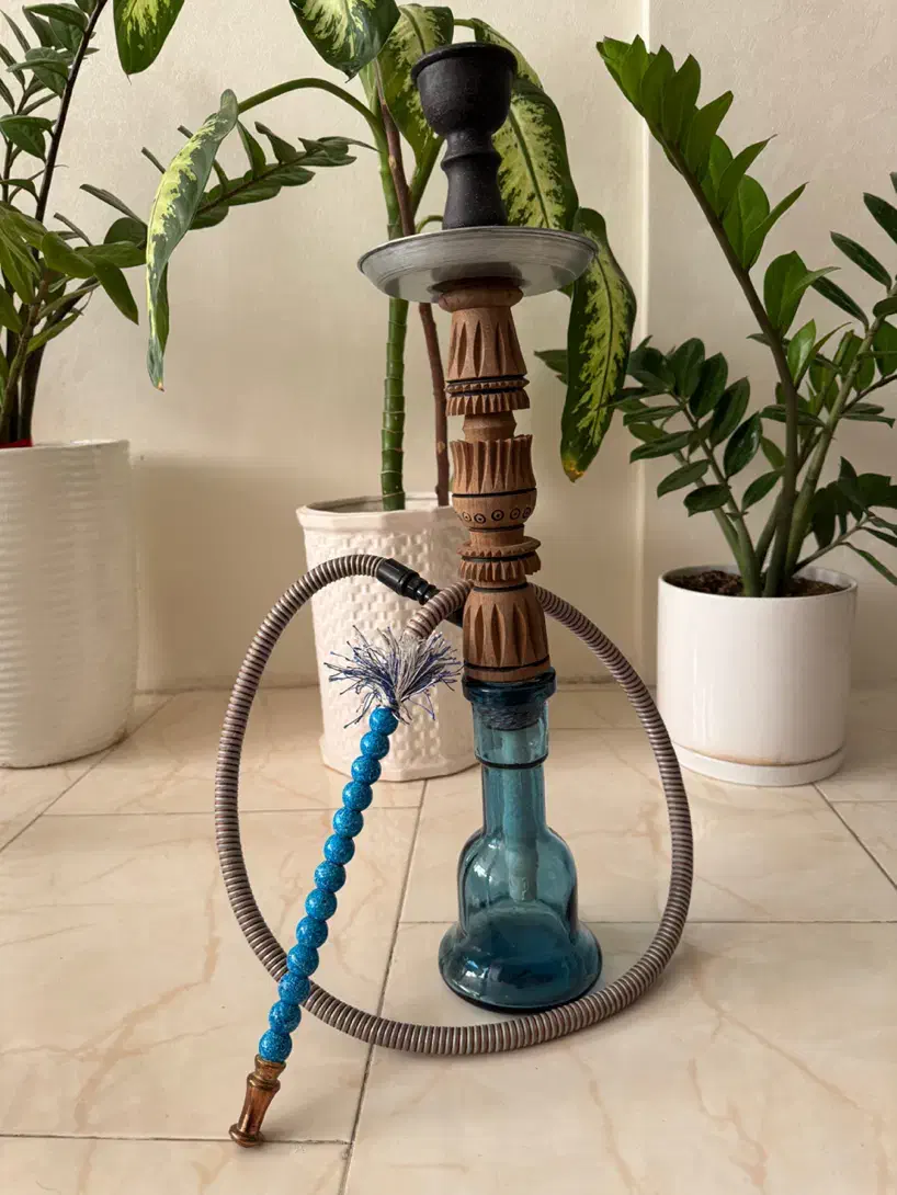 قلیان/قلیون چوب گردو نو ، زیبا و خاص|صنایع دستی و سایر لوازم تزئینی|مشهد, امیریه|دیوار