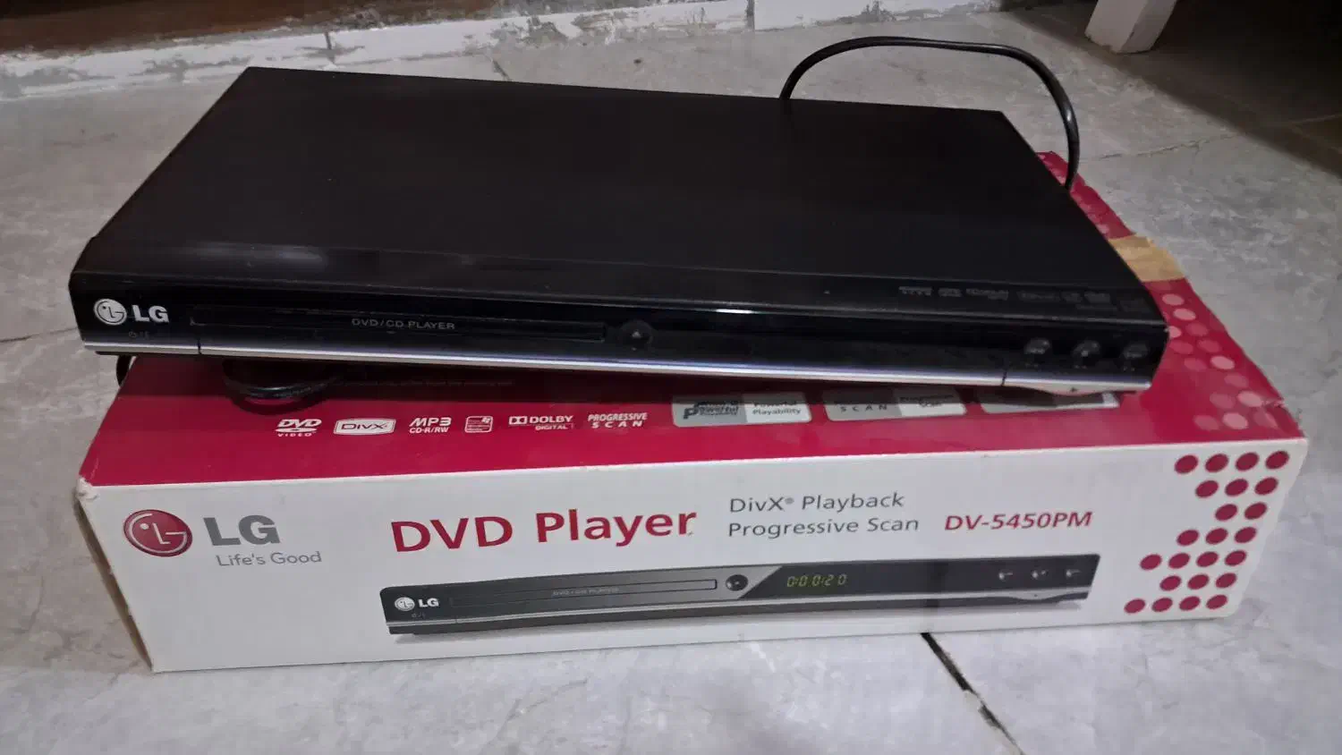 دستگاه دی وی دی ال جی|پخش‌کننده DVD و ویدیو|کرمانشاه, |دیوار