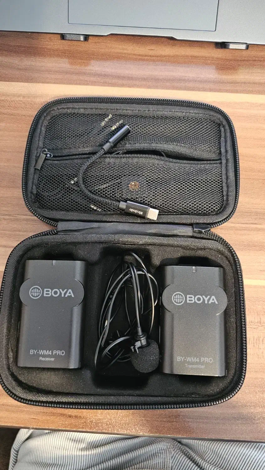 میکروفن بی‌سیم یقه‌ای بویا boya wm4 pro|لوازم جانبی موبایل و تبلت|تهران, دکتر هوشیار|دیوار