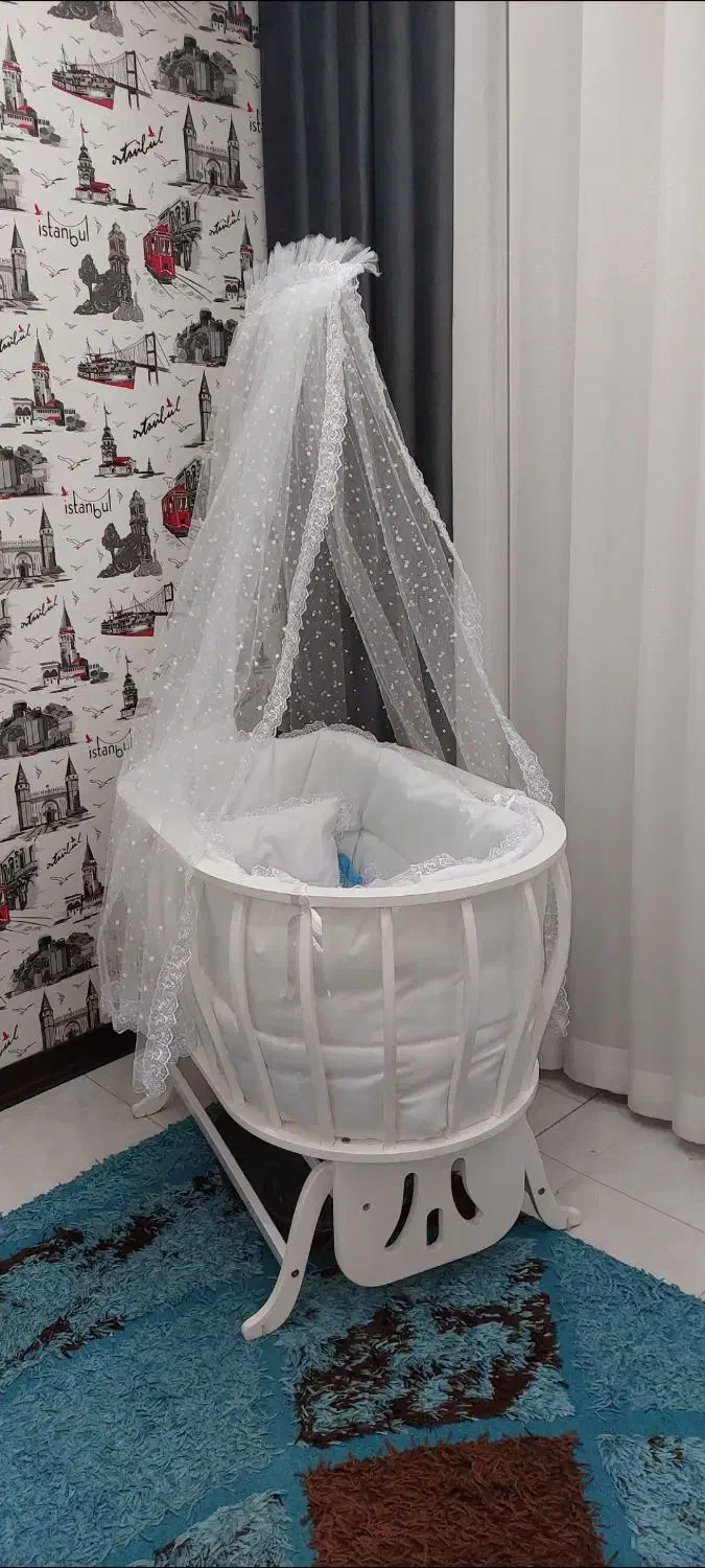 گهواره نوزاد|تخت و سرویس خواب|قزوین, |دیوار