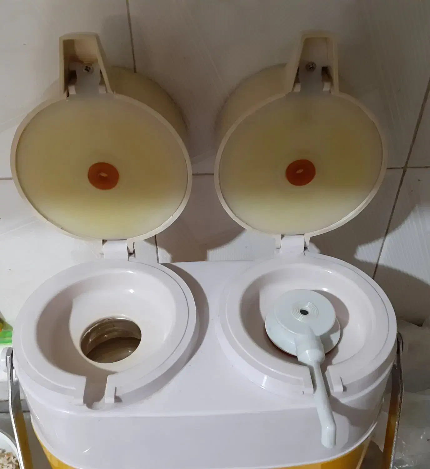 فلاسک دوقلو پیکاک ژاپنی|قوری، کتری، قهوه‌ساز دستی|اسلام‌شهر, شهرک واوان|دیوار