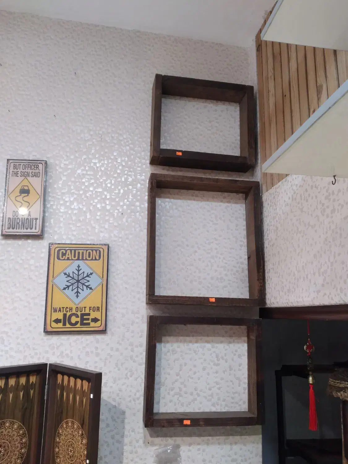 شلف های قابی مربع|کتابخانه، شلف، قفسه‌های دیواری|ورامین, ورامین|دیوار