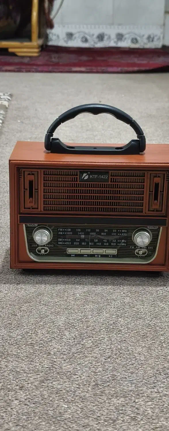 یک عدد رادیو نو نو طرح قدیم|سیستم صوتی خانگی|هندیجان, |دیوار