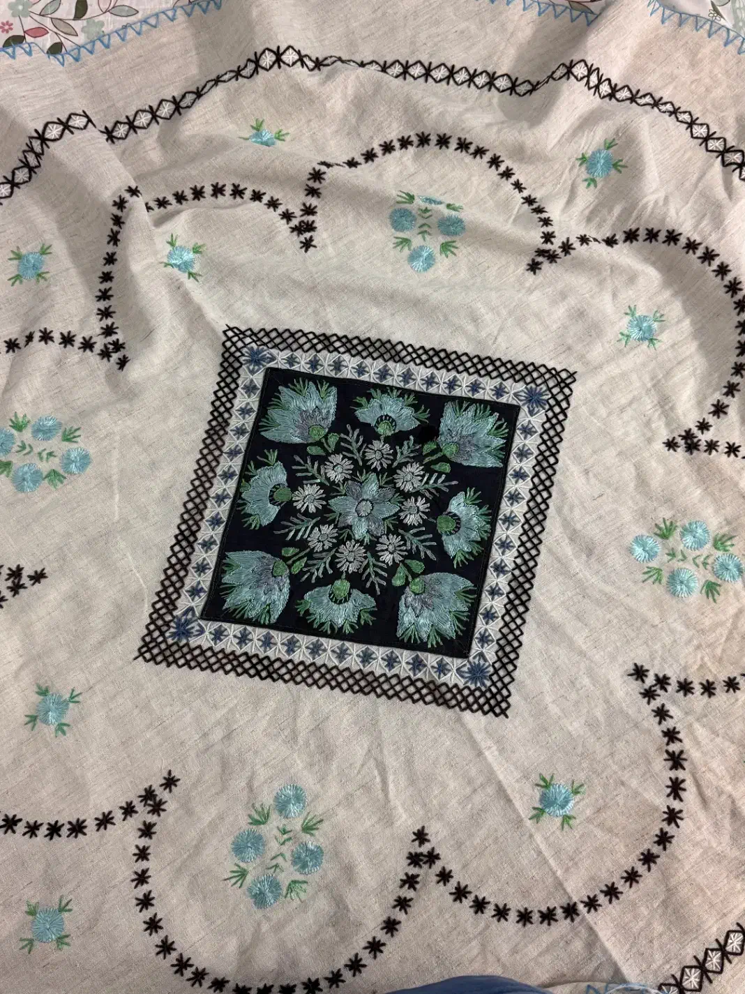 رومیزی ترکمن گرد|پرده، رانر، رومیزی|زرگرشهر, |دیوار