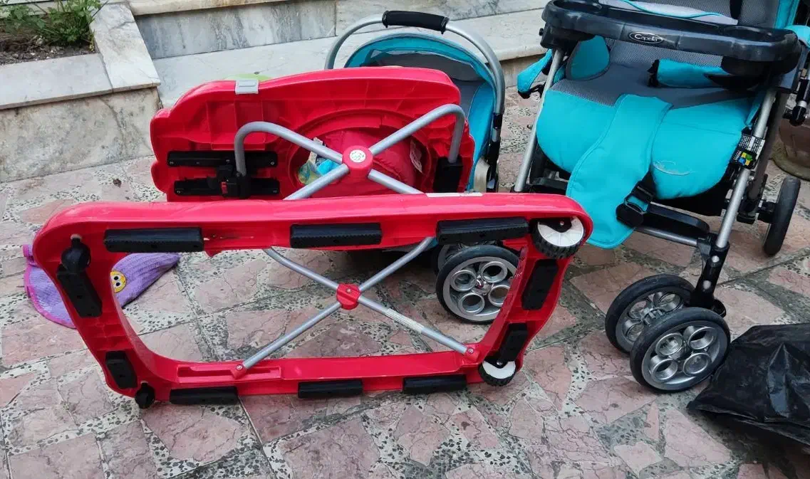 کالسکه و کریر مارک Capella همراه روروئک برند Graco|کالسکه و لوازم جانبی|رودسر, |دیوار