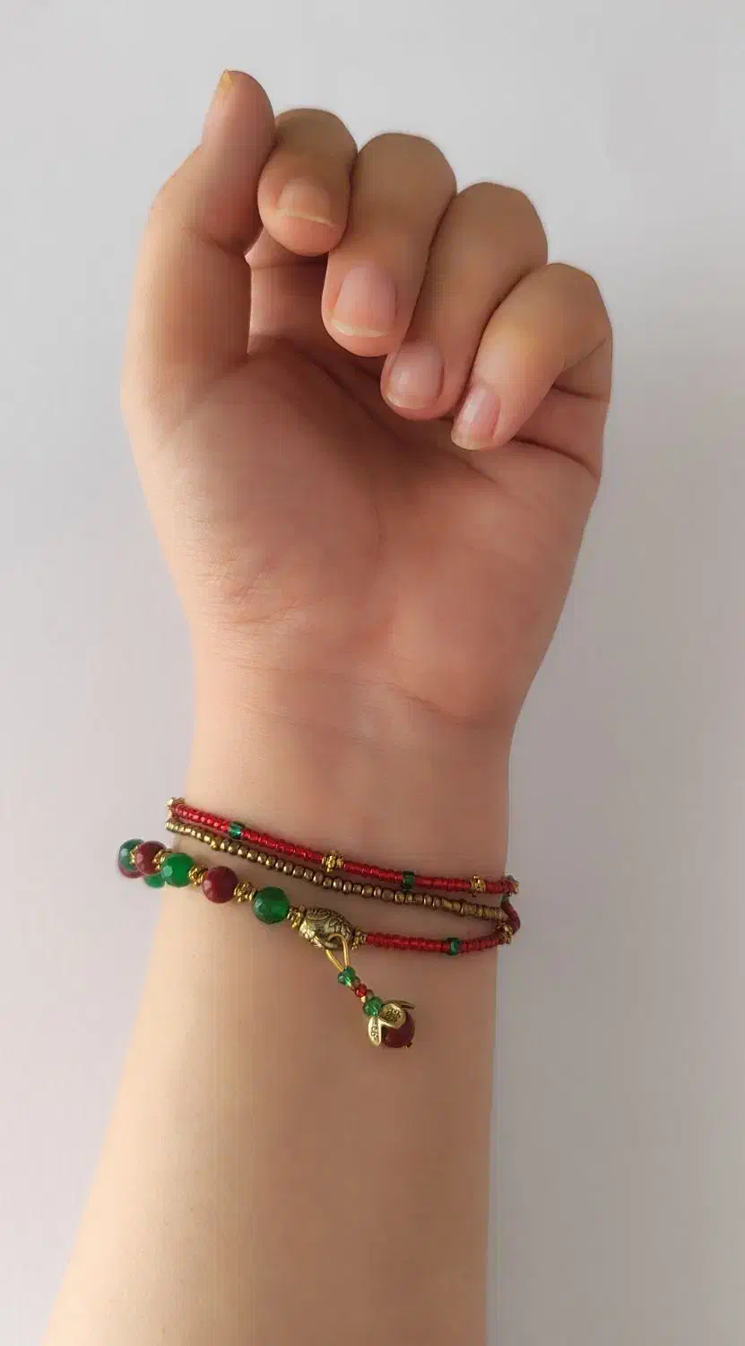 دستبند میوکی و سنتی هندی قجری بدلیجات استیل پابند|بدلیجات|کرج, بنیاد|دیوار