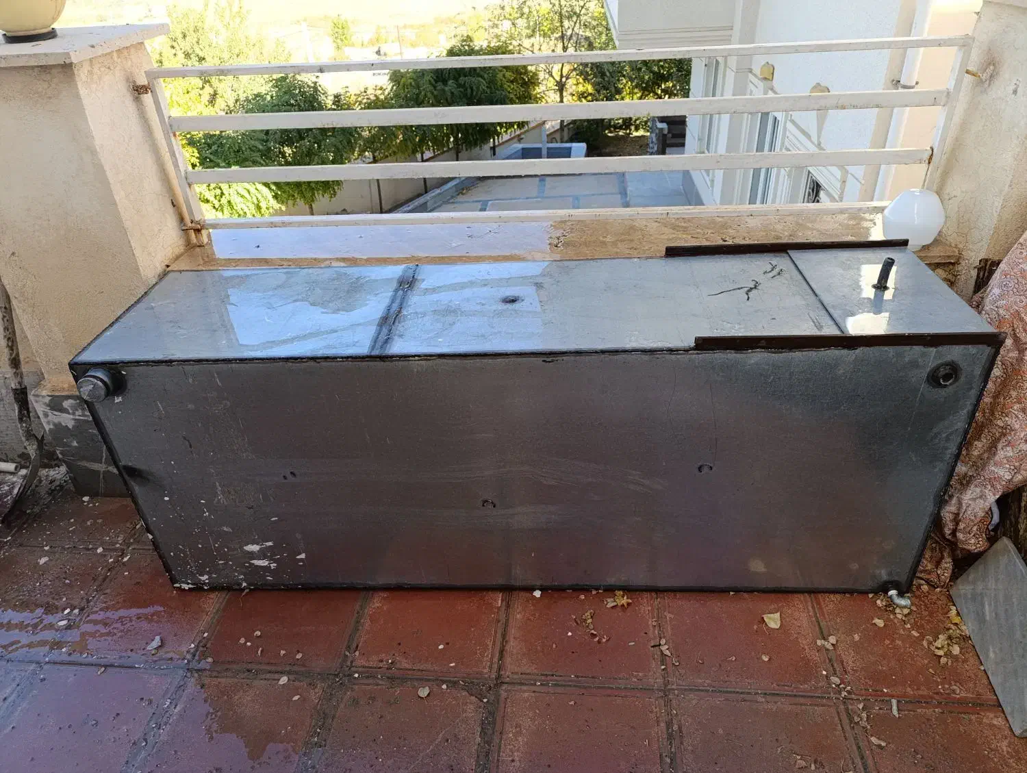 منبع آب گالوانیزه|مصالح و تجهیزات ساختمان|طالقان, |دیوار