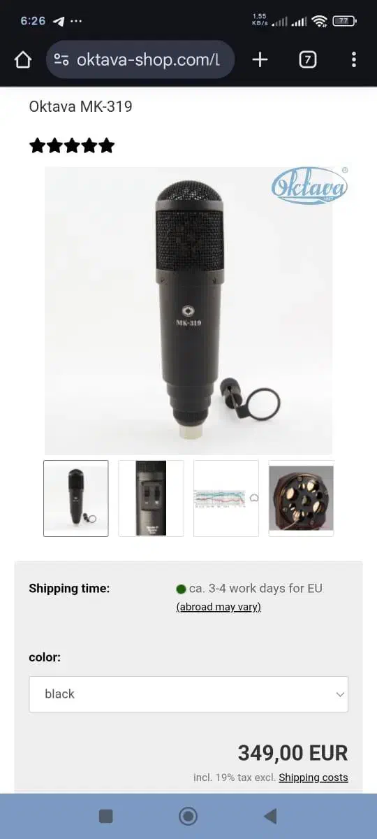 میکروفون برن اوکاندا اصل|آلات موسیقی|بابل, |دیوار