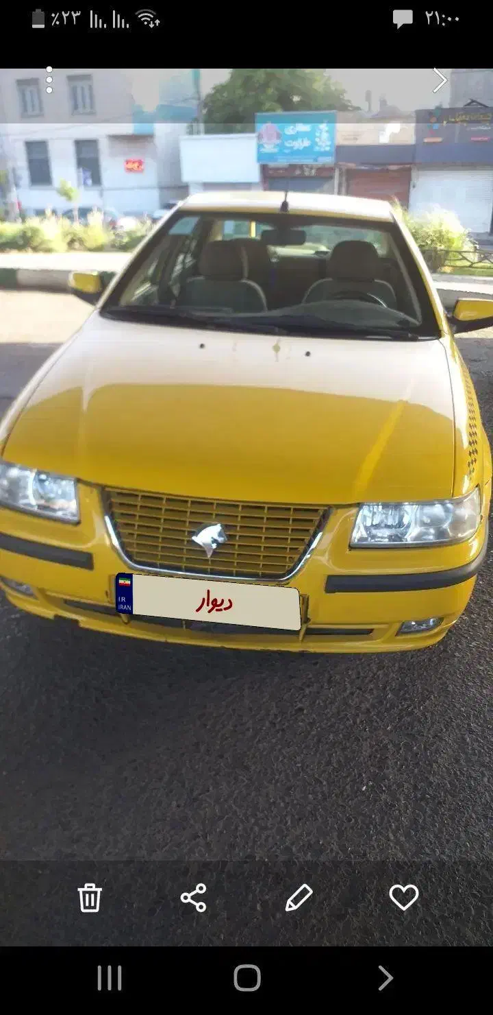 تاکسی سمند مدل ۹۵|خودرو سواری و وانت|کرج, شهرک اوج|دیوار