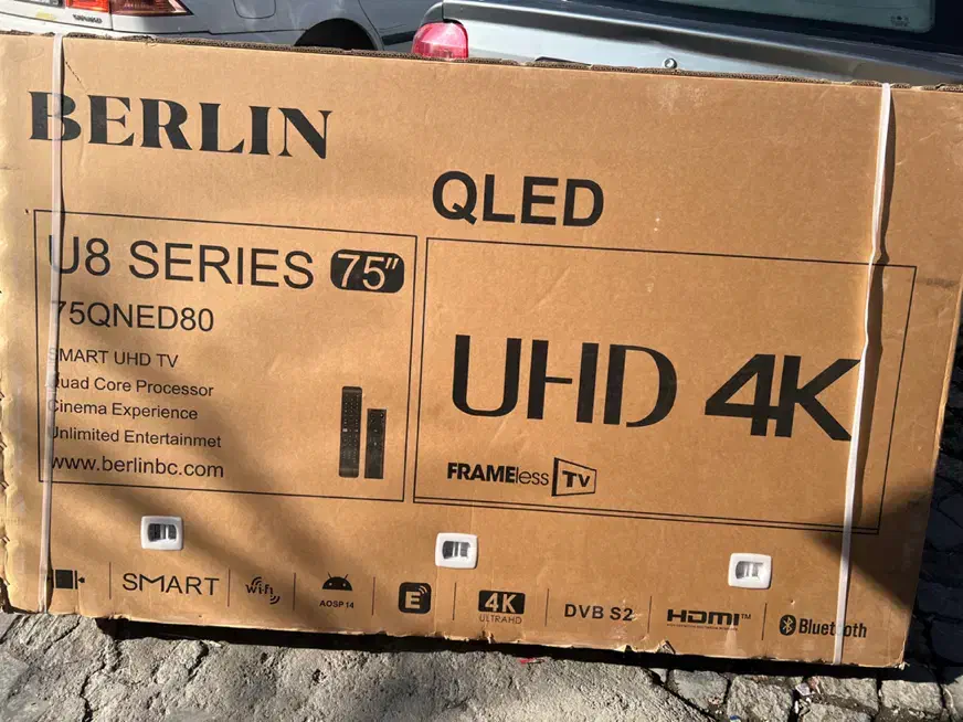 تلویزیون 75اینچ قیمت مناسب جنرال برلین|تلویزیون و پروژکتور|بانه, |دیوار