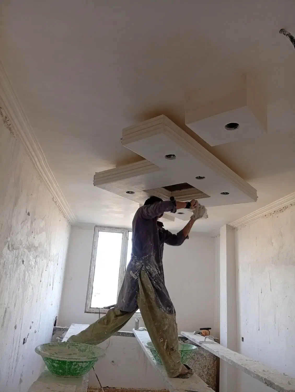 گچ کار عالی با کار ضمانت و قیمت مناسب|خدمات پیشه و مهارت|چابهار, |دیوار