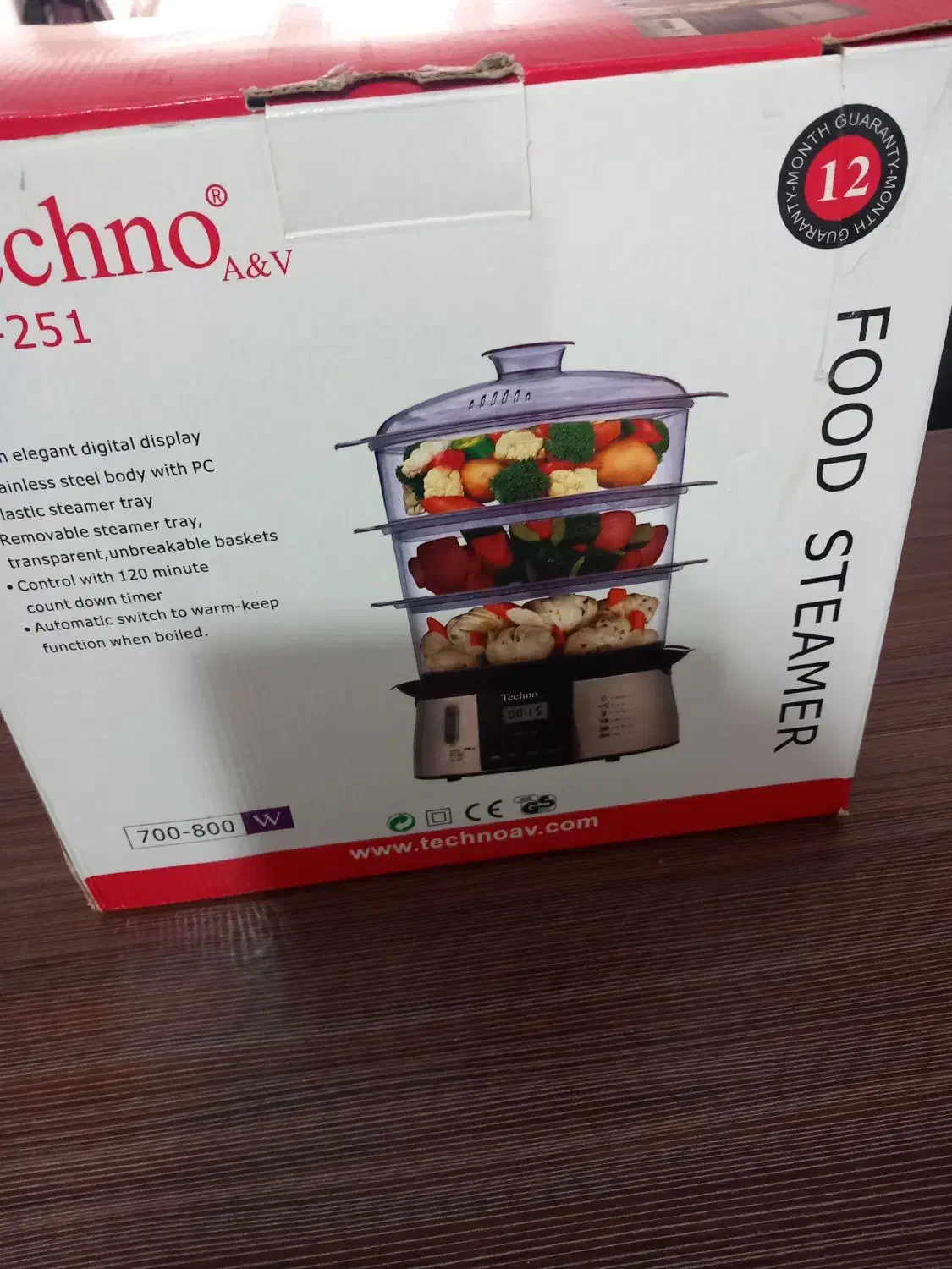 بخارپز تکنو (نو)|اجاق گاز و لوازم برقی پخت‌وپز|قروه, |دیوار