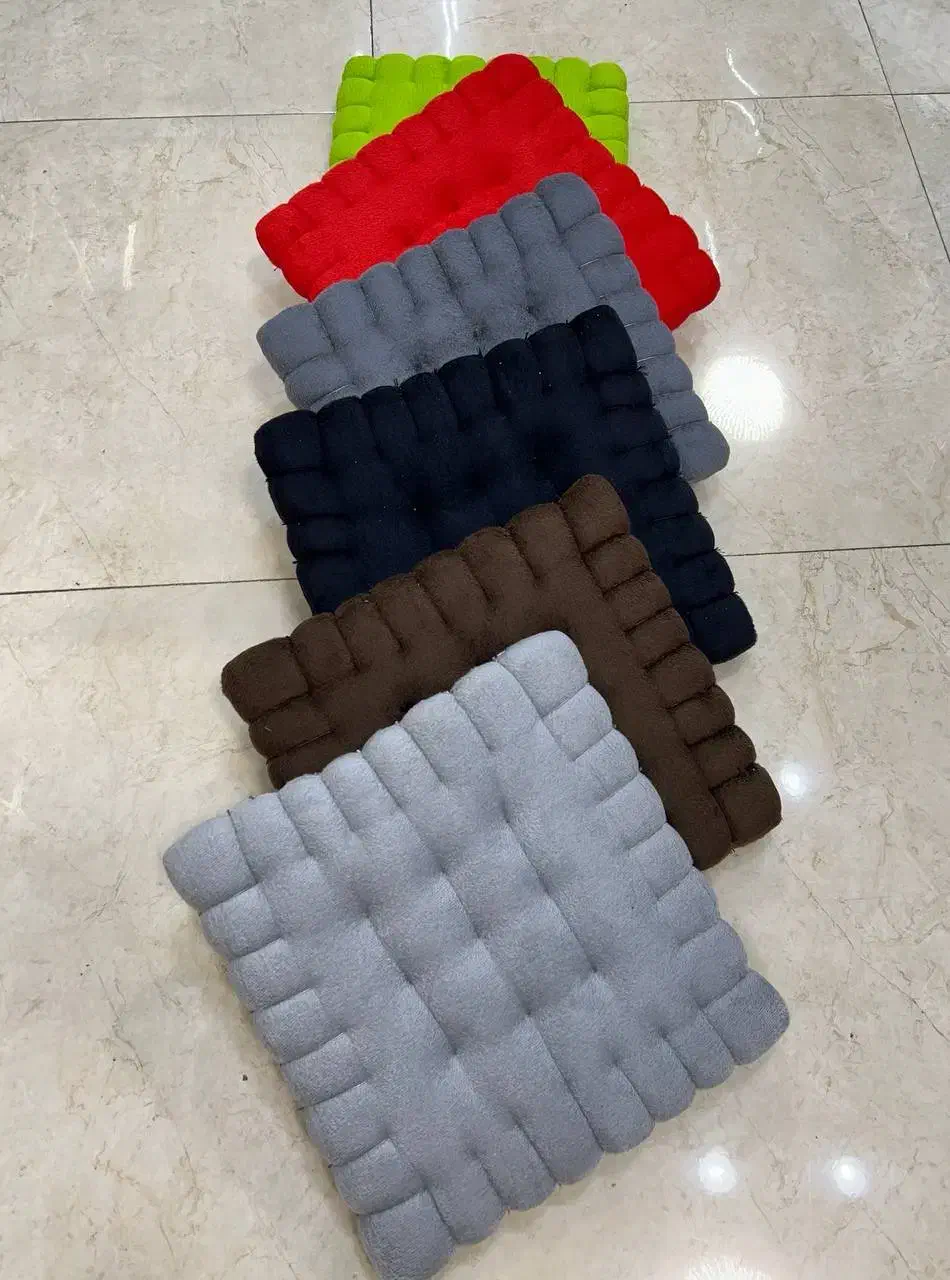 بالشتک مخمل طرح بیسکویتی چندکاربره|رختخواب، بالش، پتو|سیرجان, |دیوار