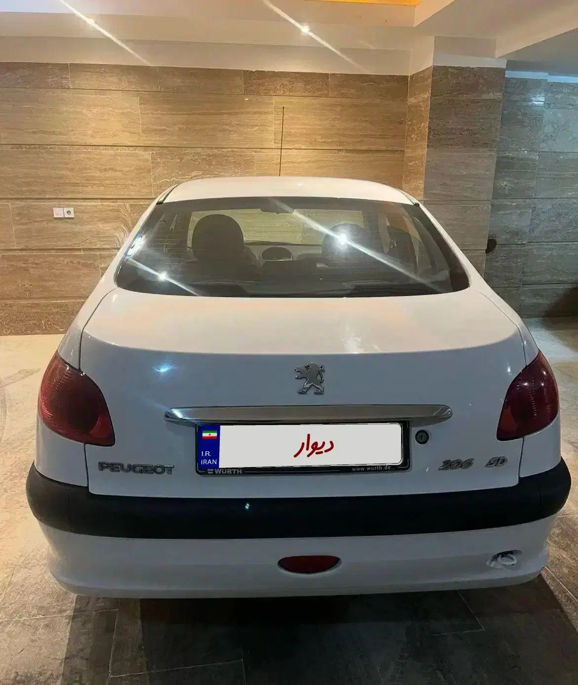 206 sd مدل v8 سال ۹۷|خودرو سواری و وانت|ساری, |دیوار