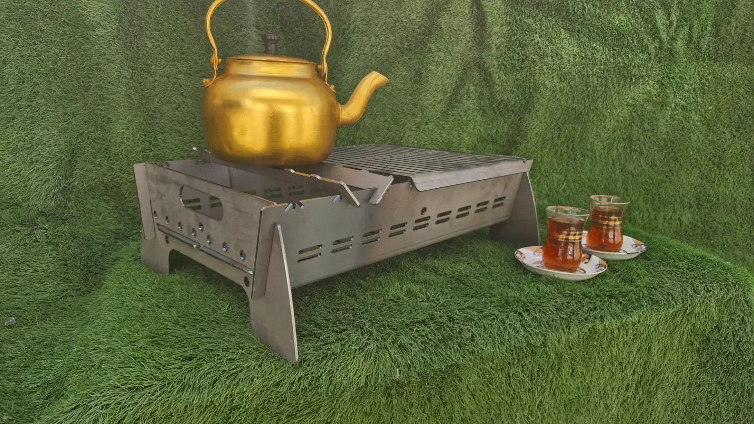 منقل ورق ۳ میل جمع شو|اجاق گاز و لوازم برقی پختوپز|میانه, |دیوار