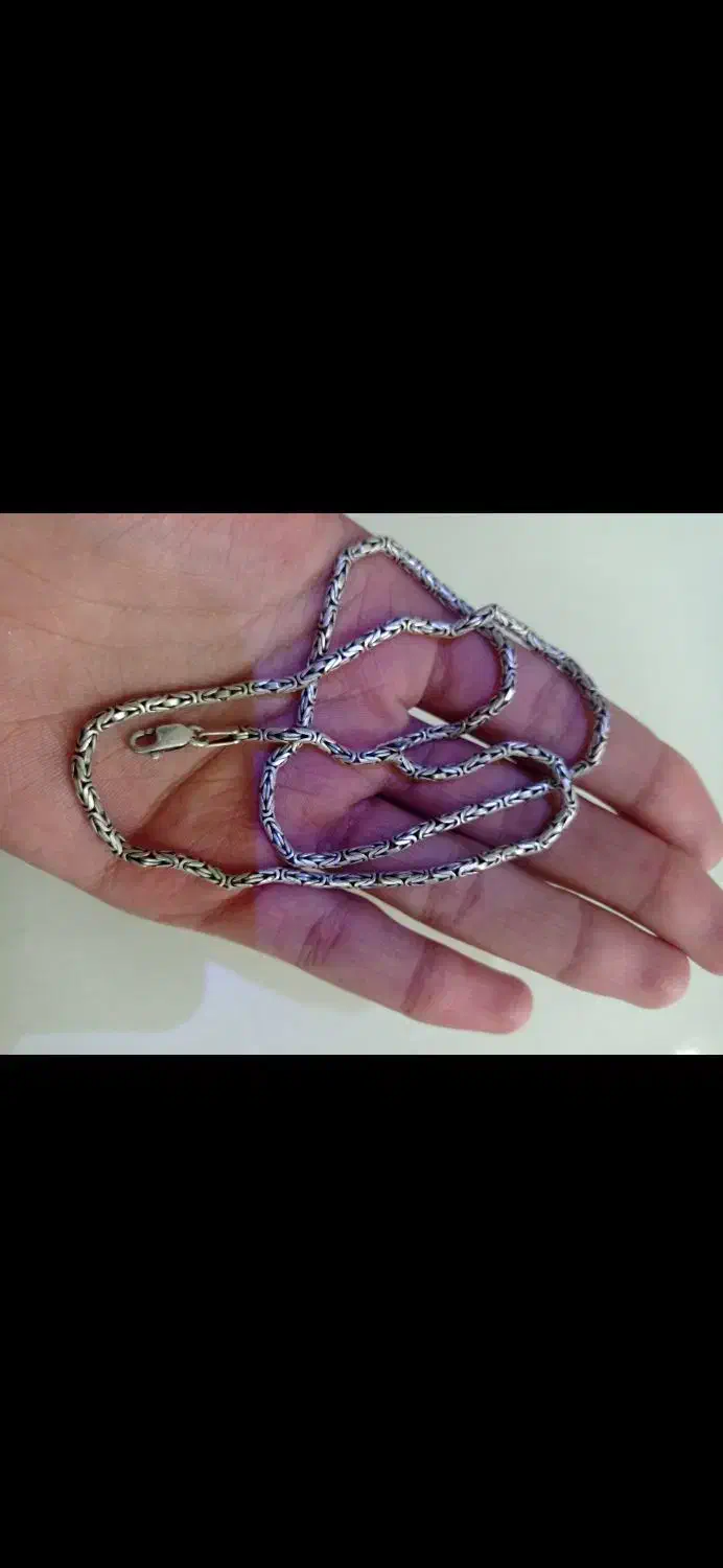 گردنبند نقره مدل ترک سیاه قلم|جواهرات|خرم‌آباد, |دیوار