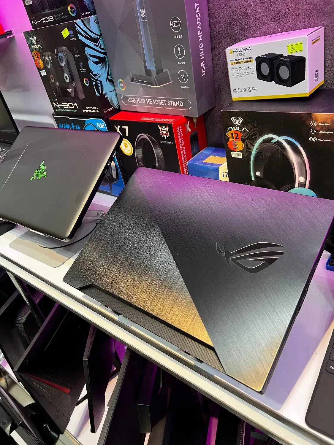 لپتاپ اقساطی گیمینگ ایسوس Rog گرافیک 1660ti|رایانه همراه|بوشهر, |دیوار