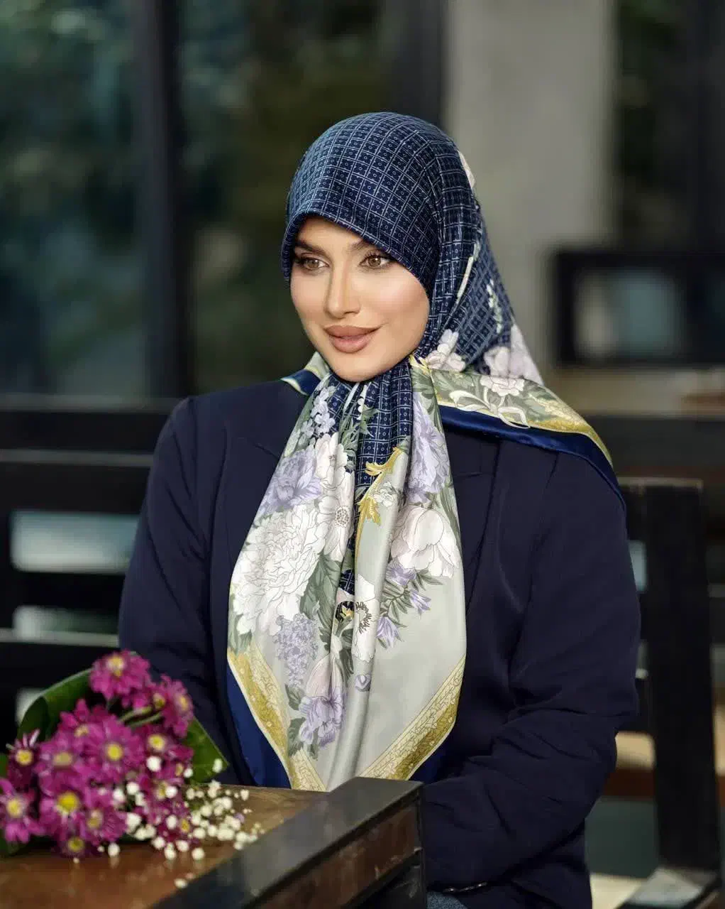 روسری ابریشم ژاکارد|لباس|مشهد, هدایت|دیوار