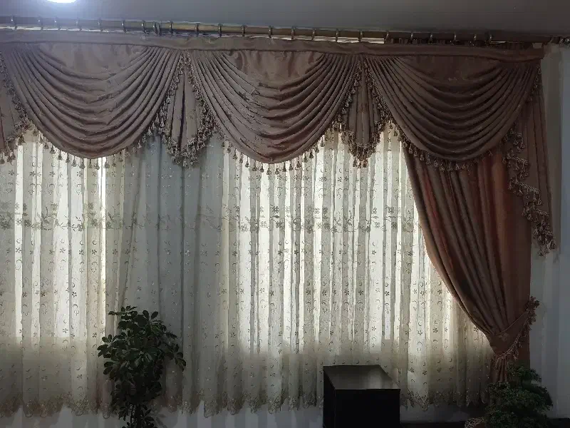 پرده دست دوم|پرده، رانر، رومیزی|فولادشهر, B6|دیوار