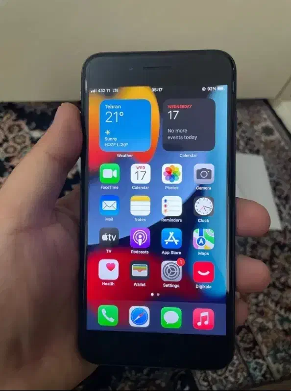 آیفون 7پلاس حافظه 128گیگابایت کاملا سالم درحد|موبایل|قشم, |دیوار