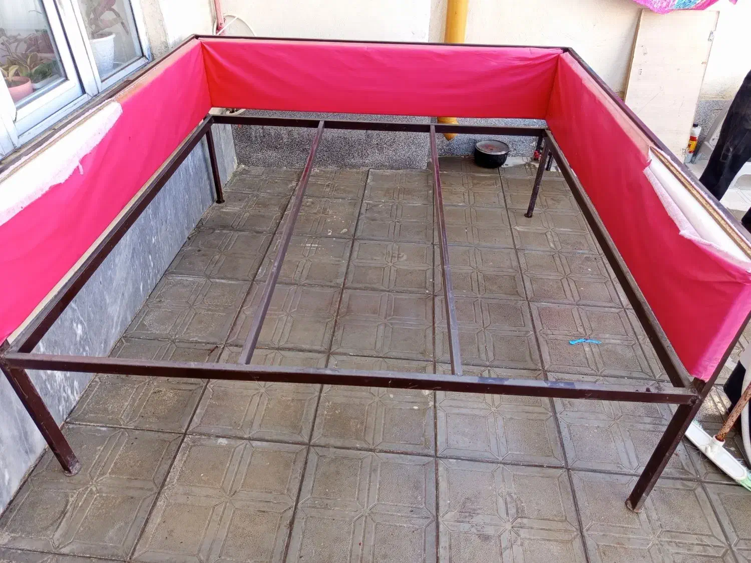 تخت سنتی 4نفره|تخت و سرویس خواب|بناب, |دیوار