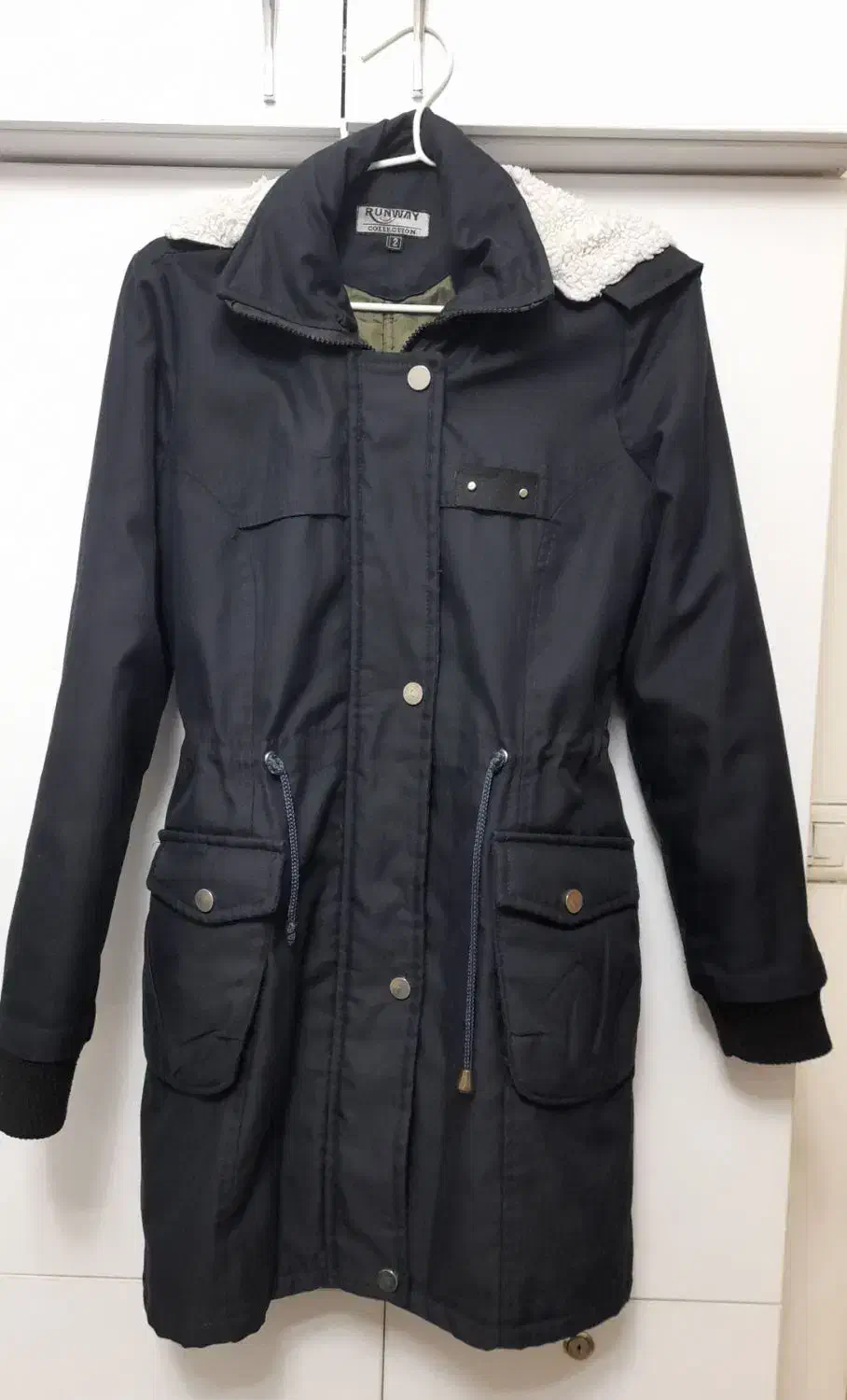 دو عدد کاپشن کلاه دار دخترانه سایز ۲ و سایز ۳|لباس|رشت, گلباغ نماز|دیوار