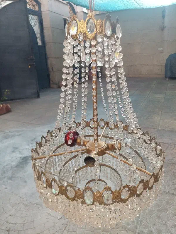 لوستر برنز سالم بدون ایراد|لوستر و چراغ آویز|کرمانشاه, |دیوار