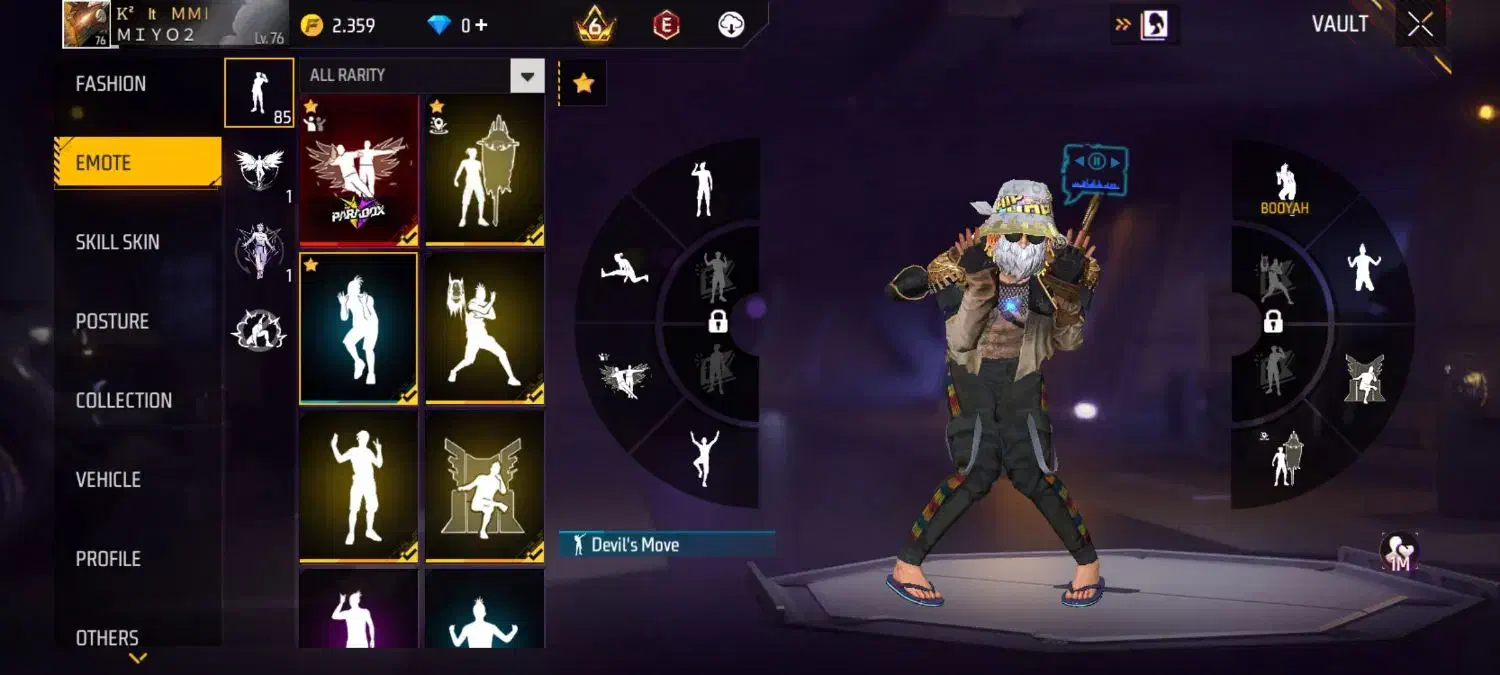 اکانت فری فایر طاق با پیج اینستاگرام|کنسول، بازی ویدئویی و آنلاین|ایلام, |دیوار