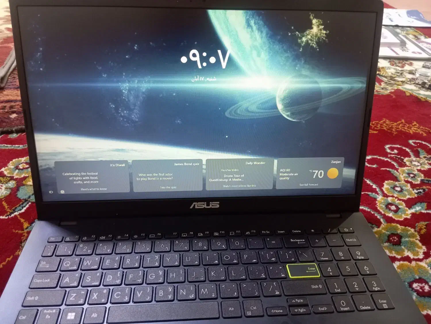 لپتاپ e510 کاملا سالم و نو|رایانه همراه|زنجان, |دیوار