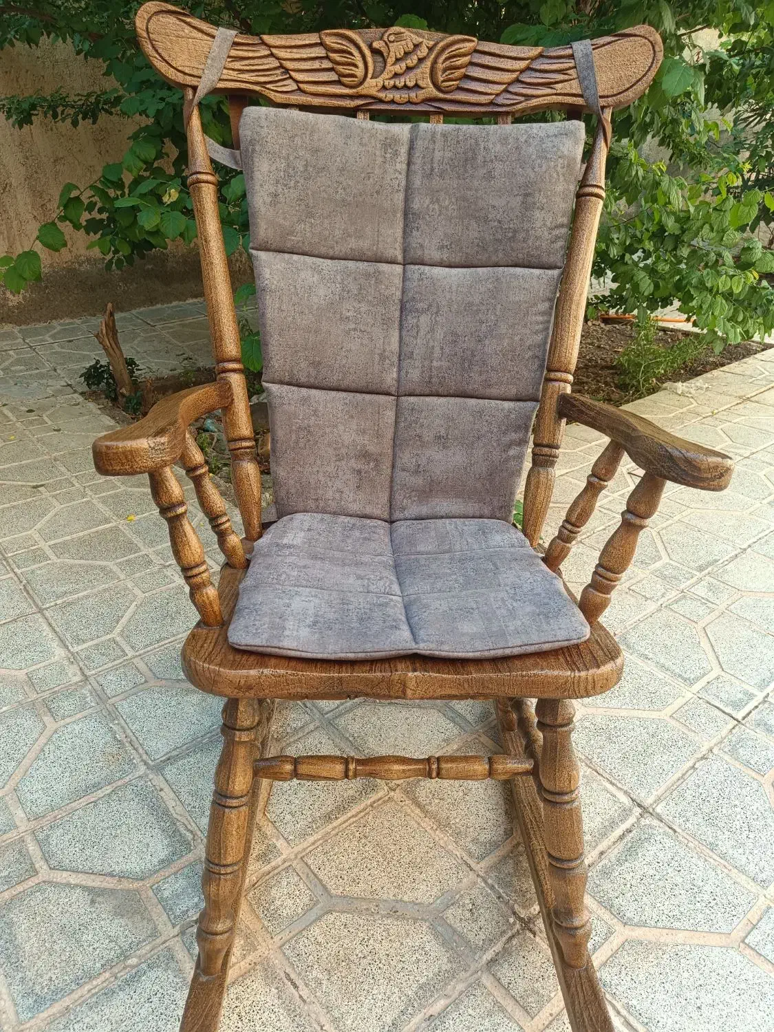 معاوضه صندلی راک نو سفارشی چوب راش سنپلاس کردم|صندلی و نیمکت|شاندیز, |دیوار