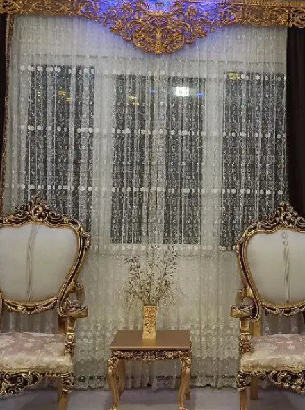 پرده|پرده، رانر، رومیزی|تهران, بوستان جنگلی لویزان|دیوار