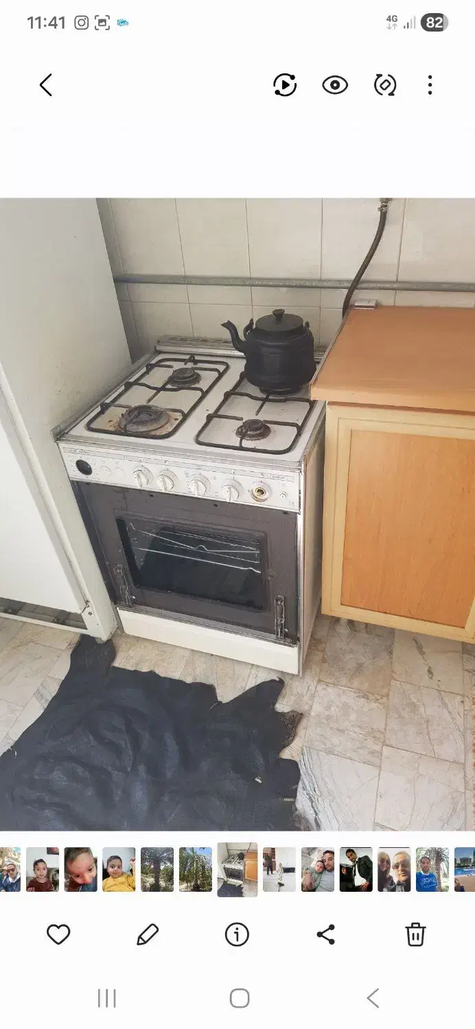 گاز 4 شعله فردار|اجاق گاز و لوازم برقی پخت‌وپز|محلات, |دیوار