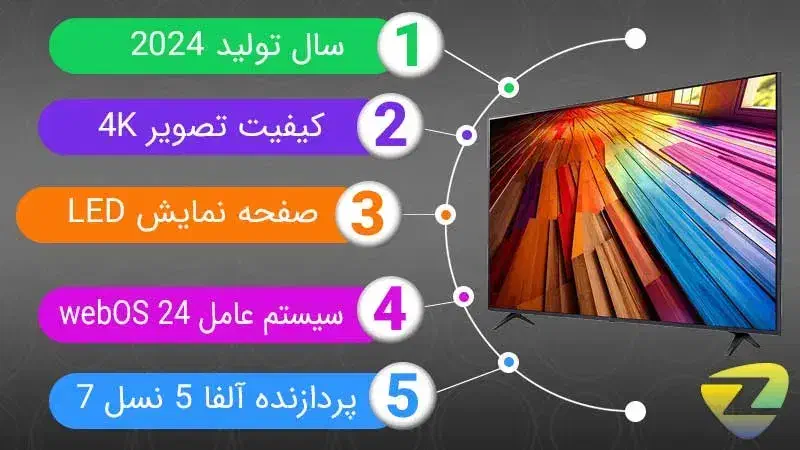 تلویزیون الجی 55 اینچ UT80 (پایین ترین قیمت بازار)|تلویزیون و پروژکتور|بیرجند, |دیوار