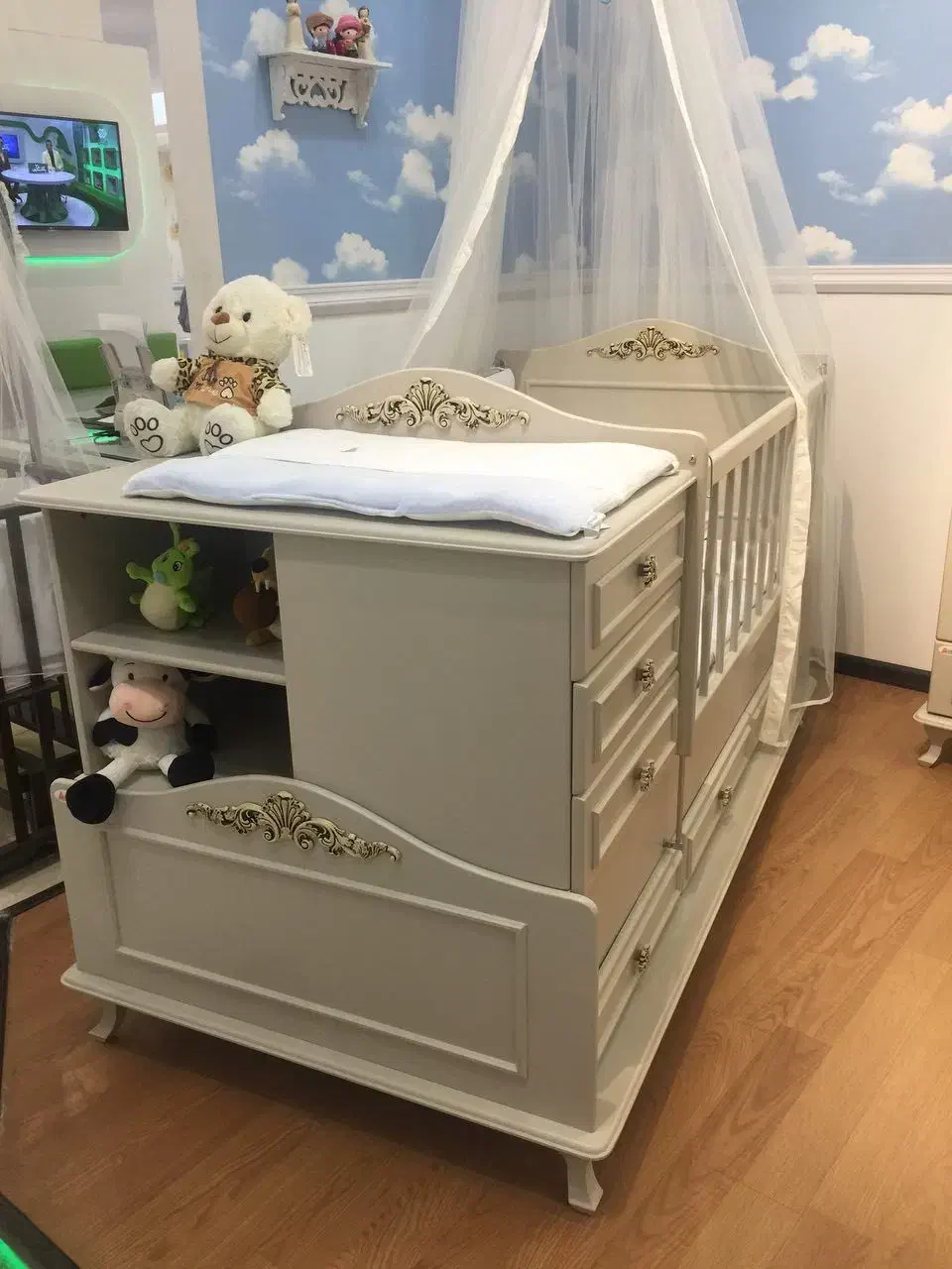 سرویس تخت و کمد کودک چوبی|تخت و صندلی بچه|تهران, فردوس|دیوار