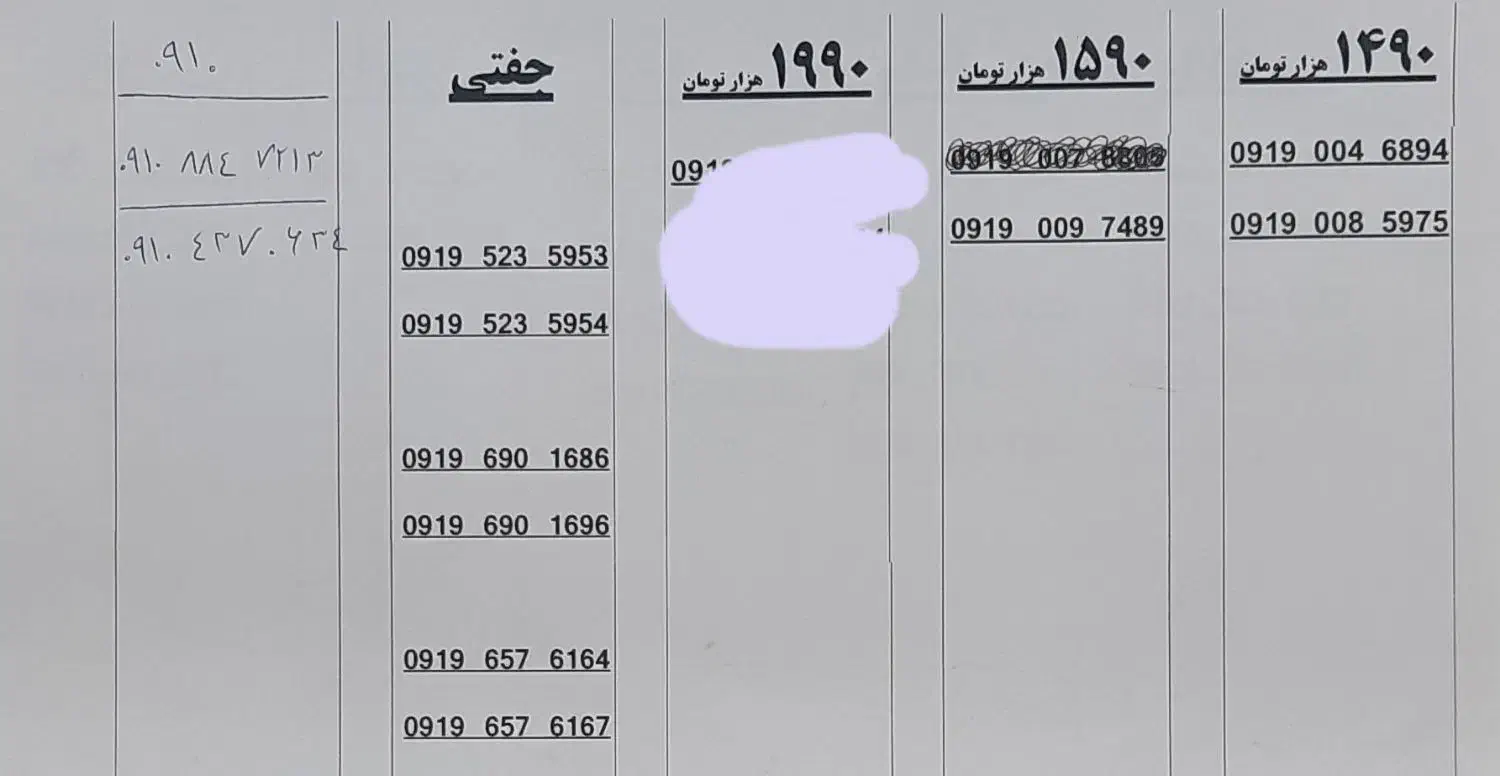 ۰۹۱۹.۵۲۳.۴۹۰۹|سیم‌کارت|کرمانشاه, |دیوار