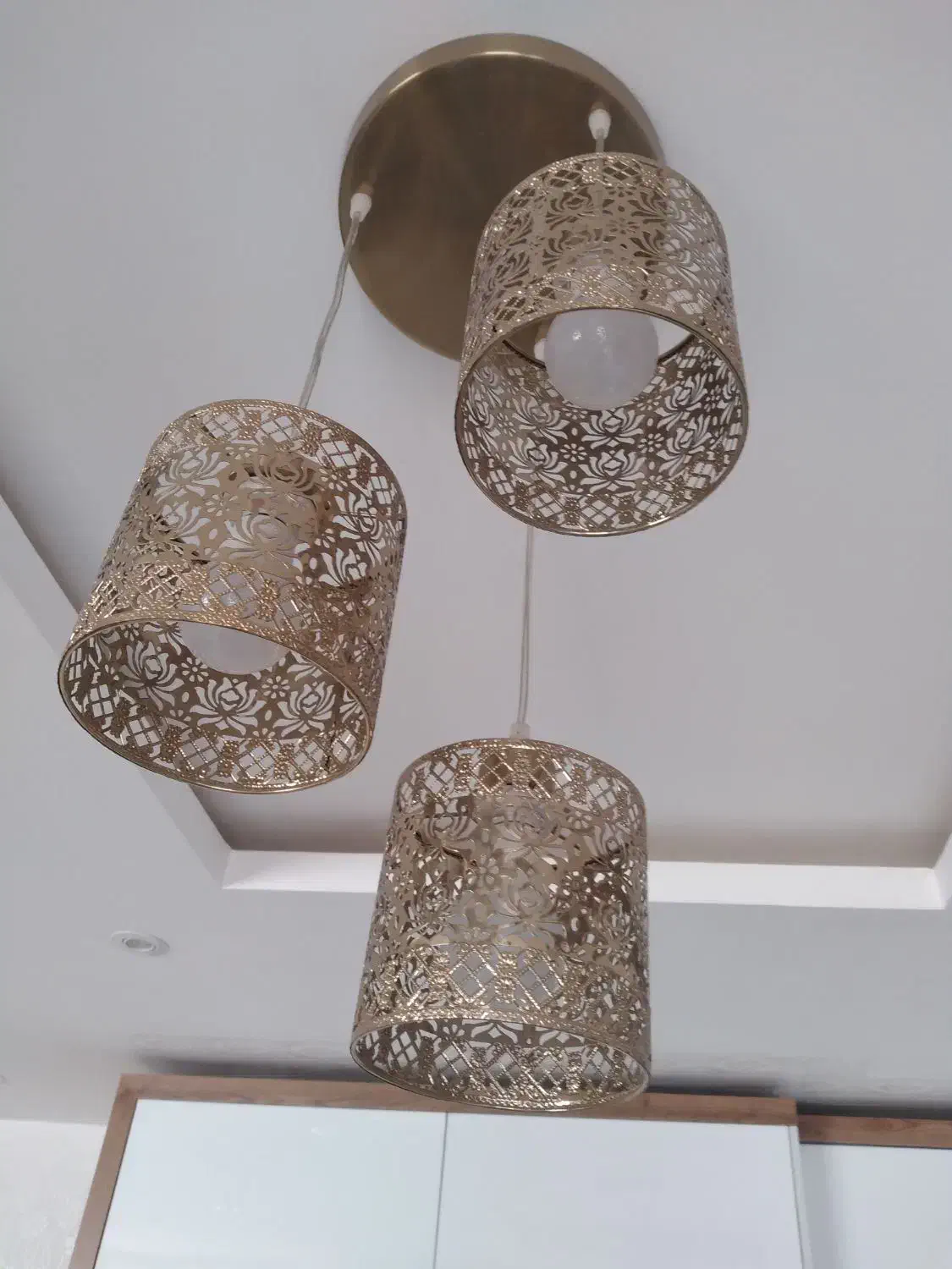 لوستر|لوستر و چراغ آویز|اراک, |دیوار