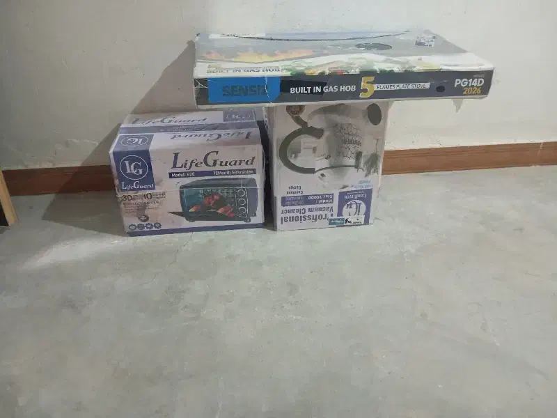 یک عدد گاز و ماکروفر و جارو برقی|اجاق گاز و لوازم برقی پختوپز|برازجان, |دیوار