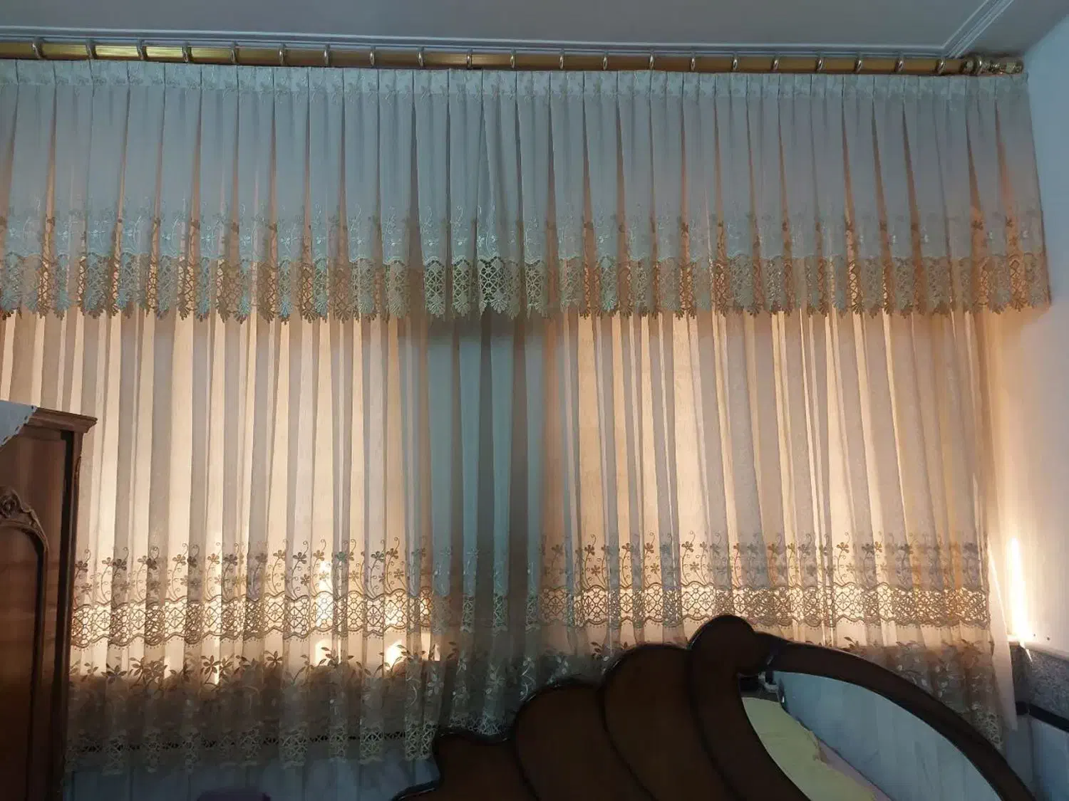 پرده دوعدد|پرده، رانر، رومیزی|قم, آزادگان|دیوار