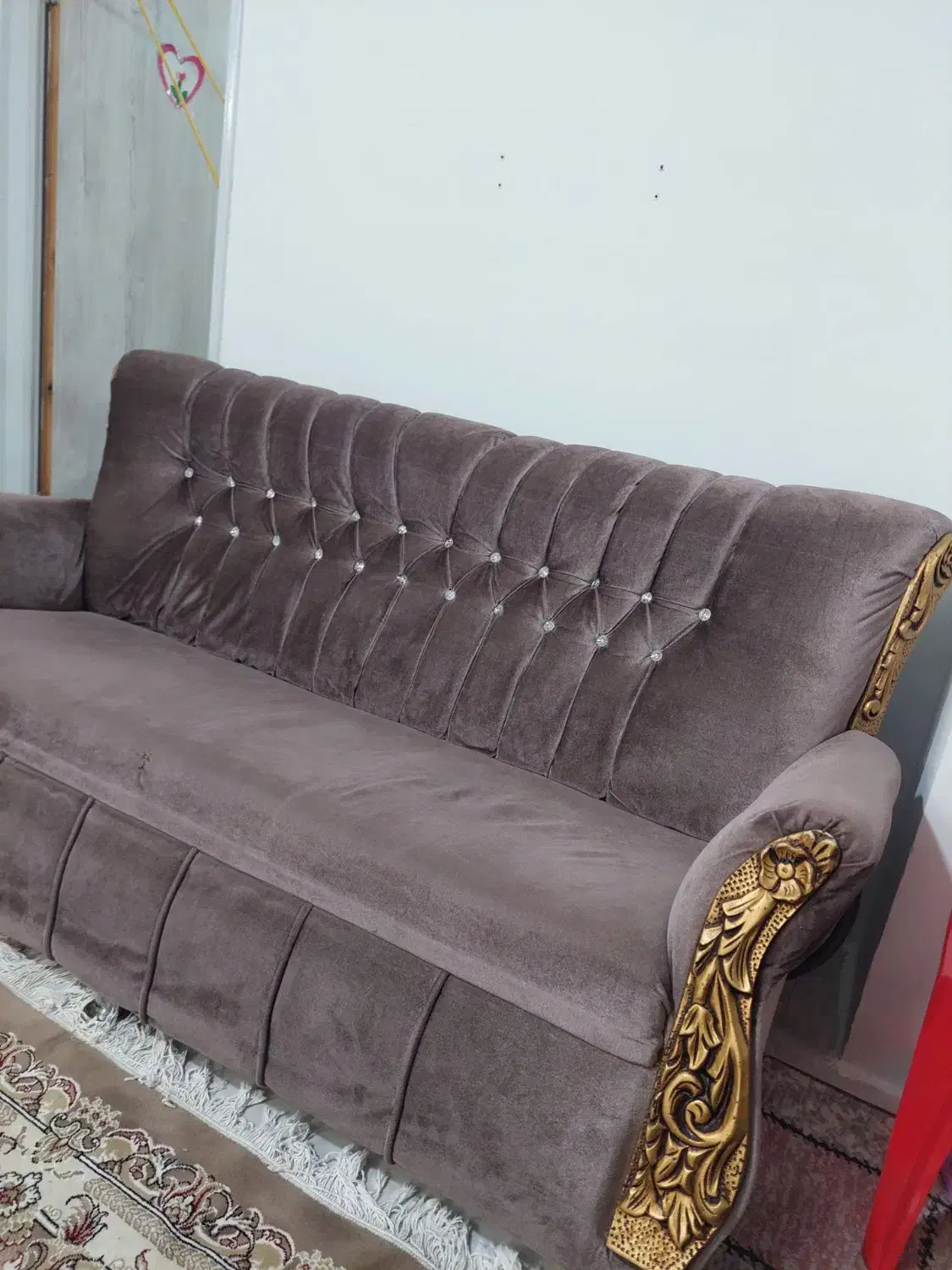 مبل ۷نفره با عسلی|مبلمان خانگی و میز عسلی|اشتهارد, |دیوار