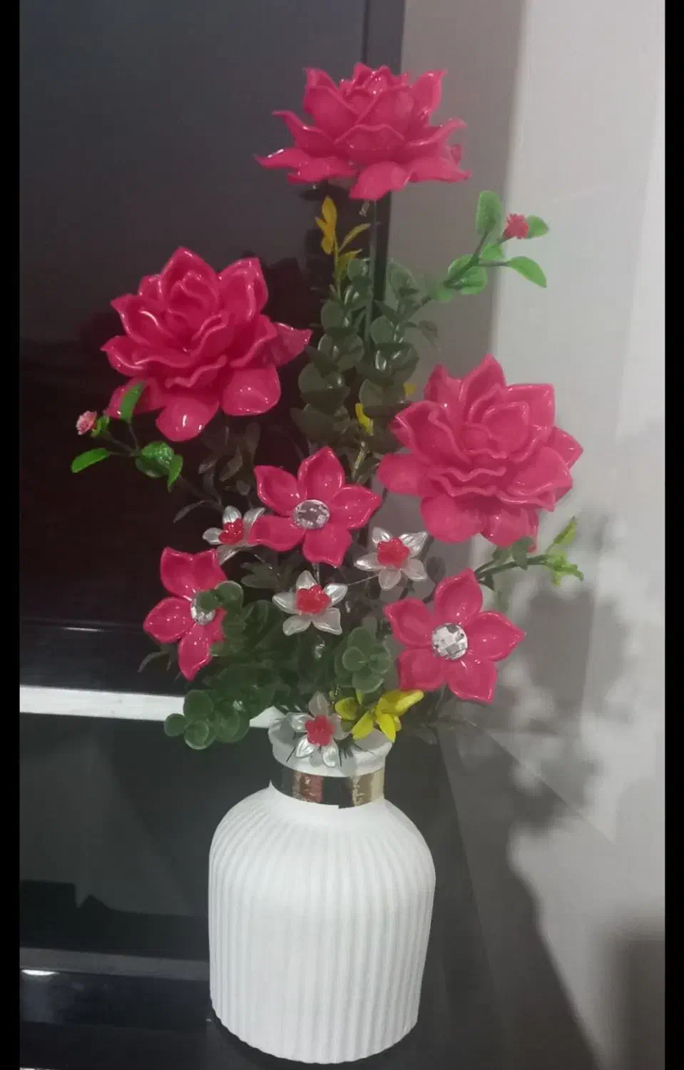 گل کریستالی|گل مصنوعی|کشاورز, |دیوار