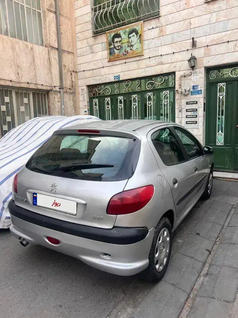 ۲۰۶ تیپ ۲ مدل ۸۳ بی خط و خش تمیز|خودرو سواری و وانت|تهران, دولاب|دیوار