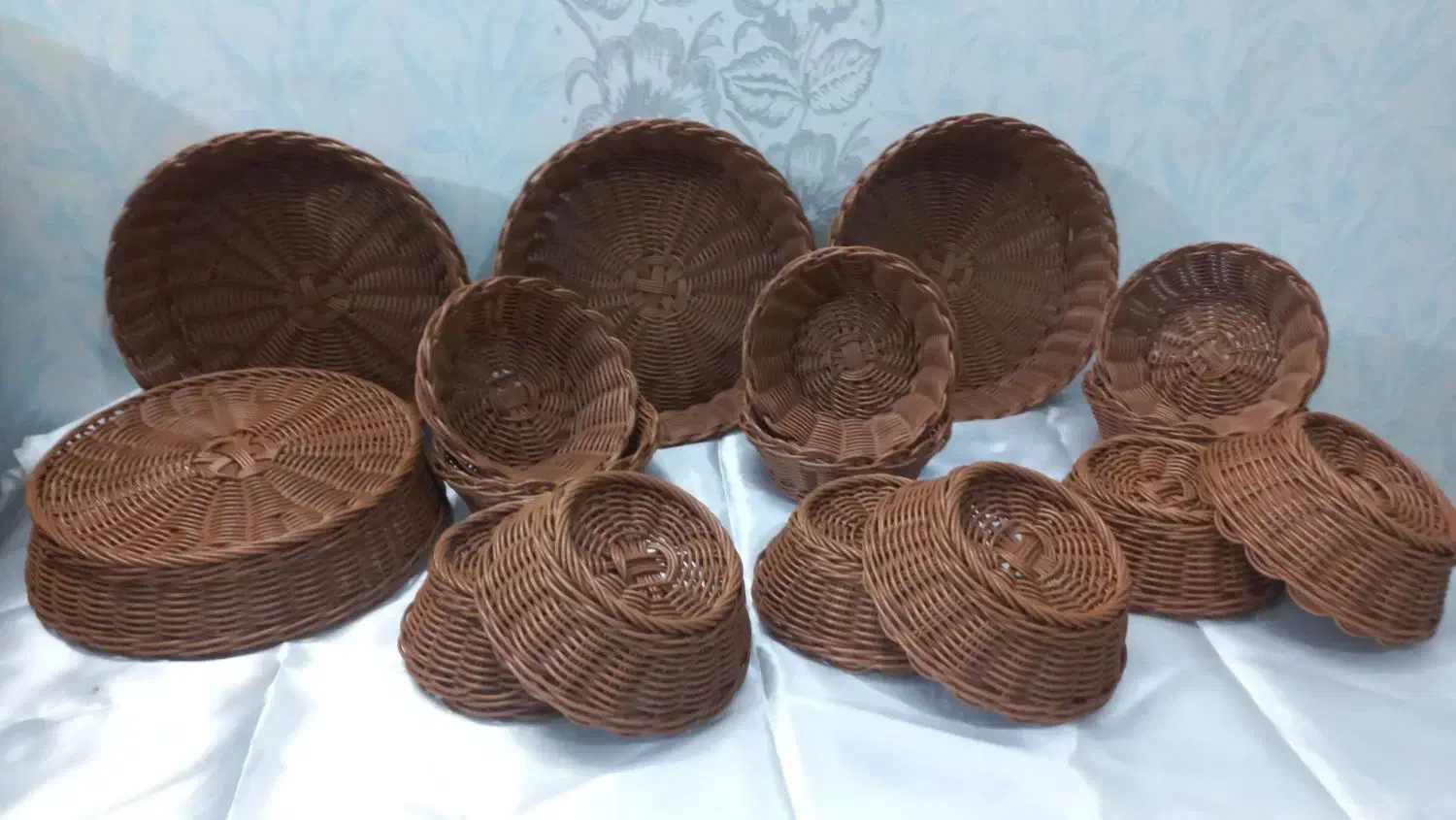 سبد بافی|صنایع دستی و سایر لوازم تزئینی|فرمهین, |دیوار