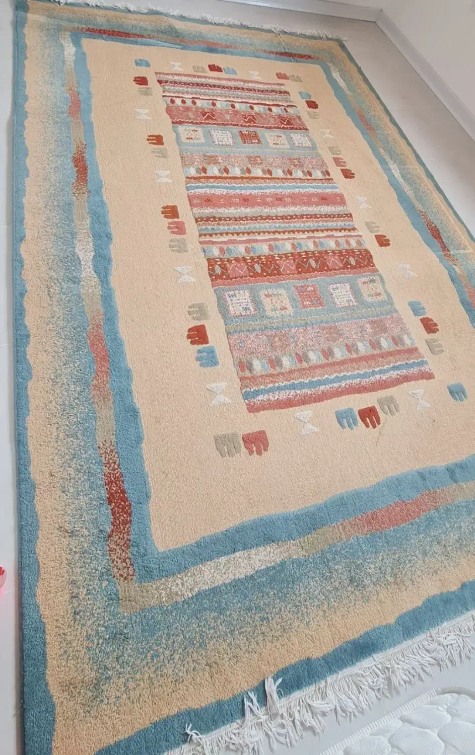 گلیم فرش 6 متری تمیز|گلیم، جاجیم، گبه|قائم‌شهر, |دیوار