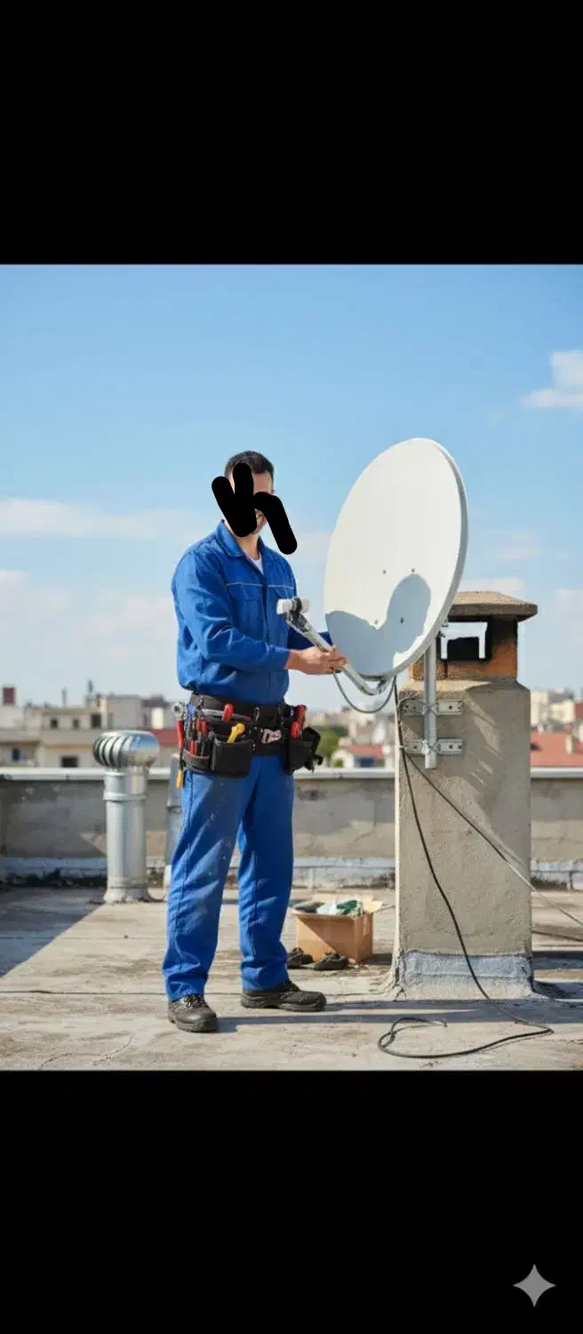 نصاب و نصب انواع گیرنده و آنتن، نصب تیوی روی دیوار|خدمات پیشه و مهارت|اهواز, پادادشهر|دیوار
