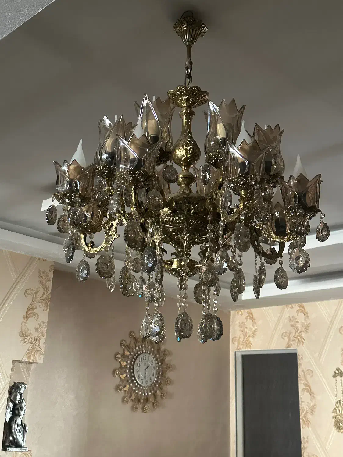 لوستر برنج|لوستر و چراغ آویز|باقرشهر, |دیوار