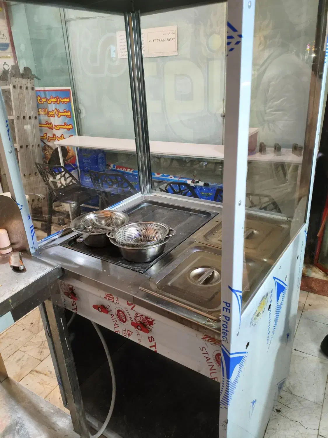 تجهیزات و فر و یخچال مغازه فست فودی|کافیشاپ و رستوران|کرمانشاه, |دیوار