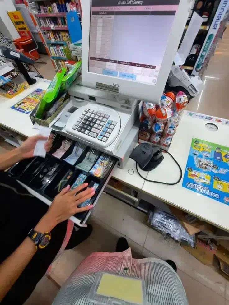 تجهیزات صندوق فروشگاهی پرینتر دار ok pos ، hp|فروشگاه و مغازه|رشت, منظریه|دیوار