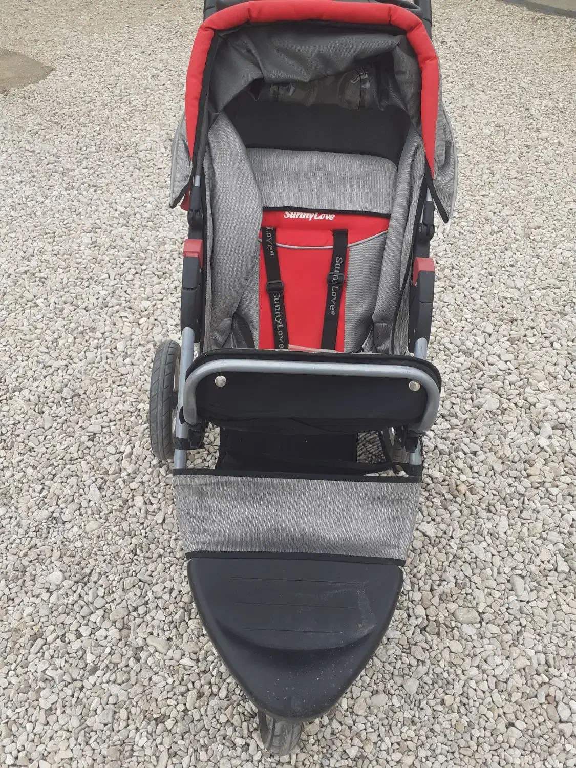 کالسکه تایربزرگ نودرحدخارجی دکمه جمع کن داره ترمزو|کالسکه و لوازم جانبی|صحرای باغ, |دیوار